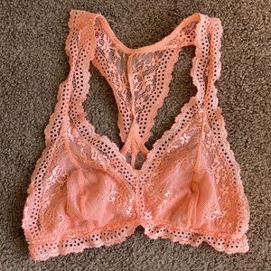 Eberjey Coral Pink Bralette - Small